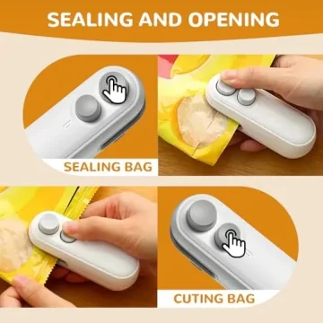 Mini Bag Sealer for Food Storage Portable Rechargeable