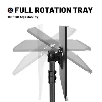 FOUR UNCLES Projector Tripod Stand, 23 to 63 Inch Laptop Tripod Adjustable Height, Portable Projector Stand for Outdoor Movies, DJ Racks Mount with Gooseneck Phone Holder, Apply to Stage or Studio