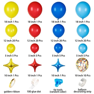 Joyful JOYYPOP Carnival Balloon Arch Kit for Parties