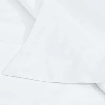 NTBAY Cotton King Pillow Shams - 500 Thread Count Egyptian Cotton 20x36 Sham Covers, 2 Pack Super Soft and Breathable 20x36 Inches Oxford Pillowcases, White