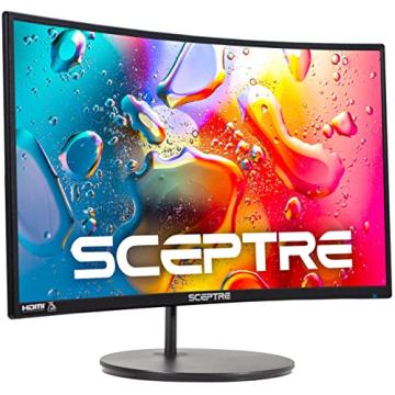 Sceptre Curved 24-inch Gaming Monitor - 1080p, R1500, & Built-in Speakers