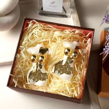 2 Pcs Aesthetic Soy Wax Scented Candle Set