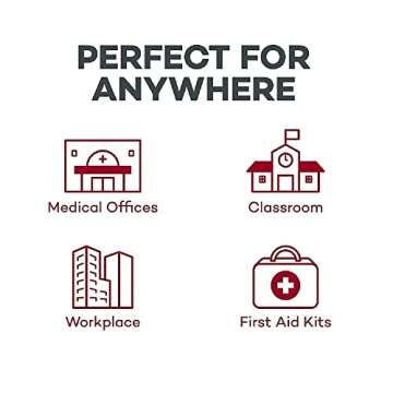 Dealmed 6” Senior Tongue Depressors – 500 Non-Sterile Wood Tongue Depressor Sticks for Crafts, Medical Practice, Emergency First Aid Kits, 500/Box (Pack of 1)