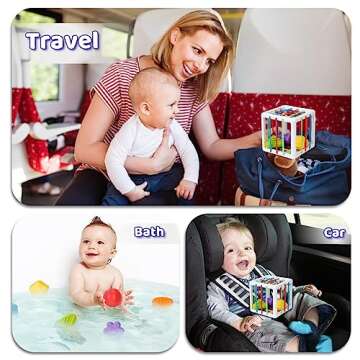 SEPHIX Montessori Activity Cube for 6-18 Months Toddlers
