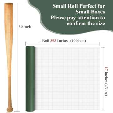 Christmas Wrapping Paper, Green Wrapping Paper, 17 Inches X 32.8 Feet, Minimalist Solid Plain Color ...