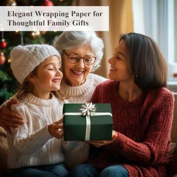 Christmas Wrapping Paper, Green Wrapping Paper, 17 Inches X 32.8 Feet, Minimalist Solid Plain Color Wrapping Raper Christmas Roll, Gift Wrapping Paper for Christmas, Wedding, Birthday, Baby Shower