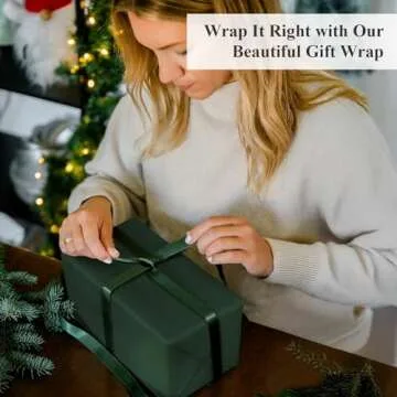 Christmas Wrapping Paper, Green Wrapping Paper, 17 Inches X 32.8 Feet, Minimalist Solid Plain Color Wrapping Raper Christmas Roll, Gift Wrapping Paper for Christmas, Wedding, Birthday, Baby Shower