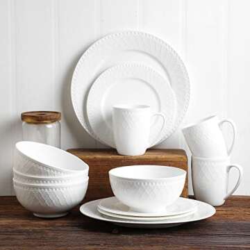 Elegant 16-Piece Bone China Dinnerware Set