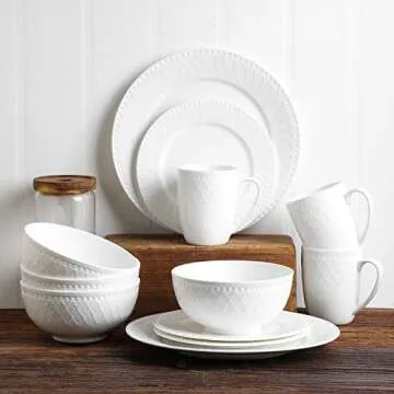 Elegant 16-Piece Bone China Dinnerware Set