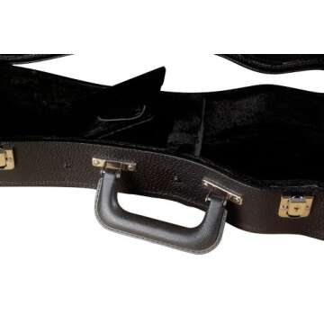 Carrion C-1640 Black Hardshell Soprano Ukulele Case - Durable & Secure