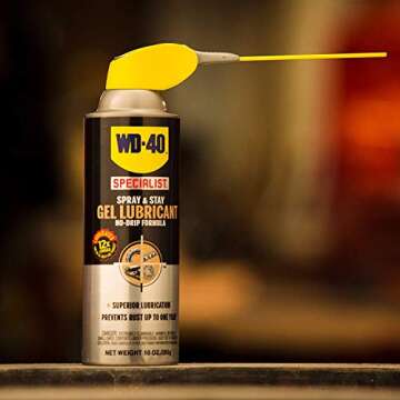 WD-40 Specialist Gel Lube with SMART STRAW SPRAYS 2 WAYS, 10 OZ