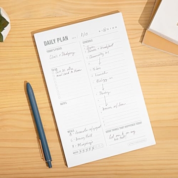 Two Tumbleweeds Daily Planner Notepad - 50 Sheets of Organization