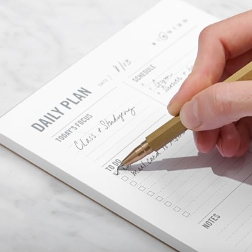 Two Tumbleweeds Daily Planner Notepad - 50 Sheets of Organization