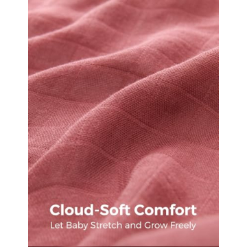 Momcozy Muslin Swaddle Blankets, 4-Pack Baby Essentials