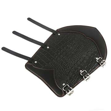 HZMAN Long Style Knights Leather Battle Arm Guard Bracers Medieval Armor Costume - Leather Armband Pair