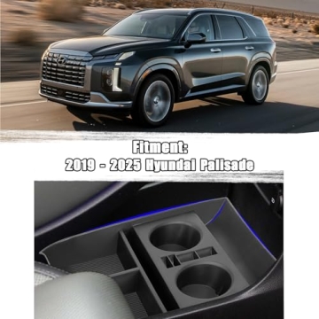 Neepiar Center Console Organizer for Hyundai Palisade