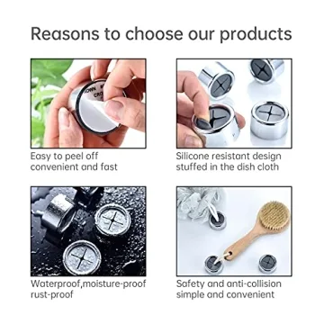 Philbinden 3 Pieces Kitchen Towel Hooks Round Adhesive Dish Towel Hook Premium Chrome Finish & Easy Installation Wall Mount Hand Towel Hook Ideal as Bathroom, Shower or Outdoor Towel Holders