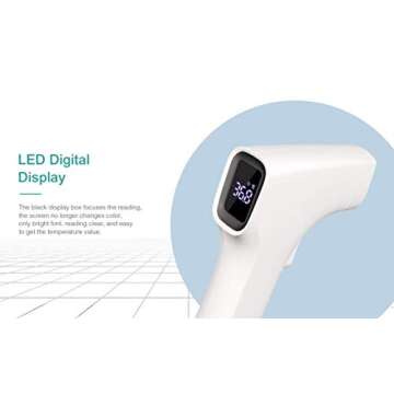 BBLove Non-Contact Infrared Forehead Digital Thermometer for Adults, Babies, Children, Kids