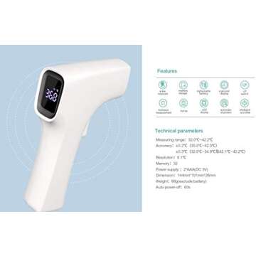 BBLove Non-Contact Infrared Forehead Thermometer