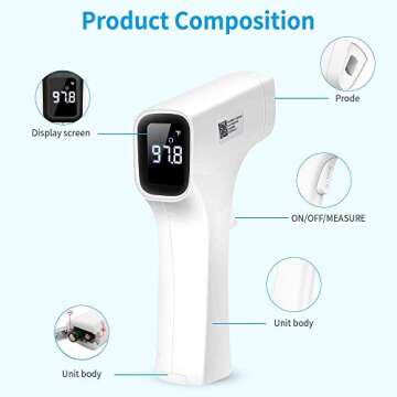 BBLove Non-Contact Infrared Forehead Thermometer