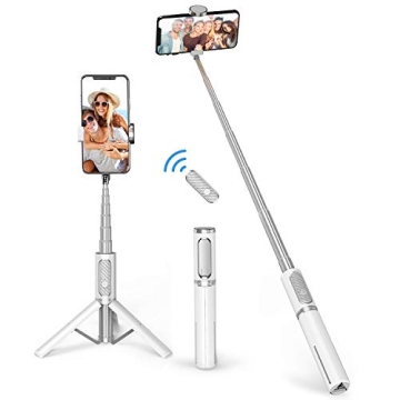 ATUMTEK Selfie Stick Tripod with Bluetooth Remote for iPhone