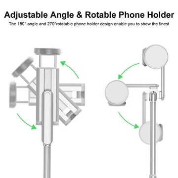 ATUMTEK Selfie Stick Tripod with Bluetooth Remote for iPhone