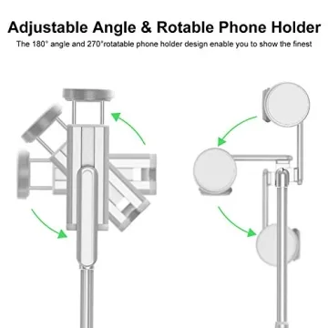 ATUMTEK Selfie Stick Tripod with Bluetooth Remote for iPhone