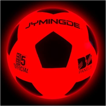 Vioaioada Light Up Soccer Ball - Glow Soccer Fun