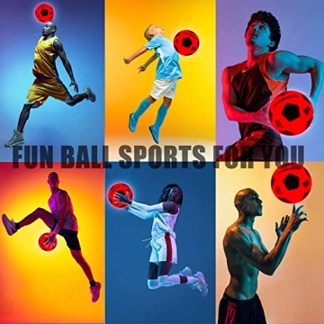 Vioaioada Light Up Soccer Ball - Glow Soccer Fun