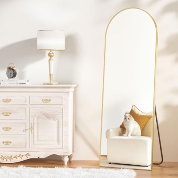 Stylish OICHA Arched Full Length Mirror for Home Decor