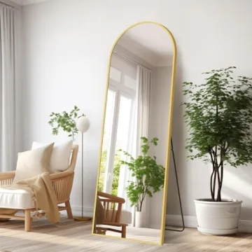 Stylish OICHA Arched Full Length Mirror for Home Decor