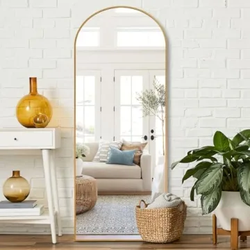 Stylish OICHA Arched Full Length Mirror for Home Decor