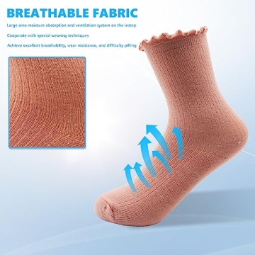 Dohia Women's Cotton Ankle Socks - Soft and Stylish Everyday Wear