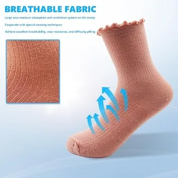 Dohia Women's Cotton Ankle Socks - Soft and Stylish Everyday Wear