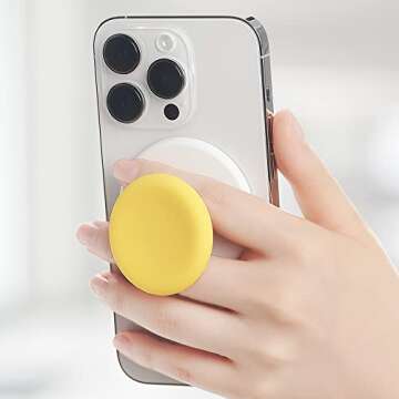Sinjimoru Magnetic Phone Grip for iPhone 12-16