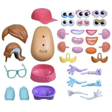 Potato Head Express Yourspud Playset with 1 Potato Body and 32 Accessories, Creative Toddler and Pre...