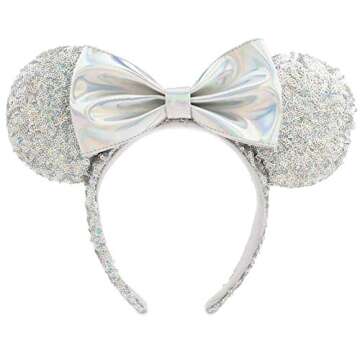 Disney Minnie Mouse Sequined Ear Magic Mirror Metallic