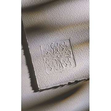 St. Cuthberts Mill Saunders Waterford Watercolor Paper Block - 12x9-inch White 100% Cotton Watercolor Paper - 20 Sheets of 140lb Cold Press Watercolor Paper for Gouache Ink Acrylic Charcoal and More