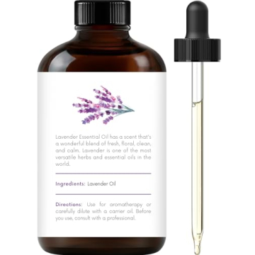 100% Pure Lavender Essential Oil for Diffuser & Aromatherapy