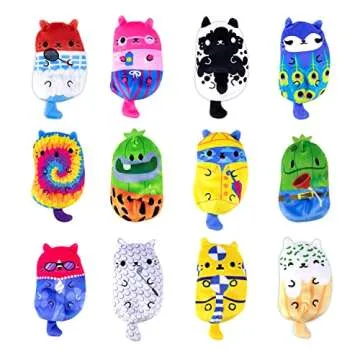 Cats vs Pickles Mystery Bags - 4" Plushie Collectibles for Kids