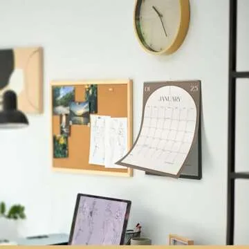 Karto Wall Calendar 2024-2025 - Vertical 11x17 inch Runs Until December 2025 - Boost Your Productivity and Easy Planning with the Aesthetic Monthly Calendar - Boho Color