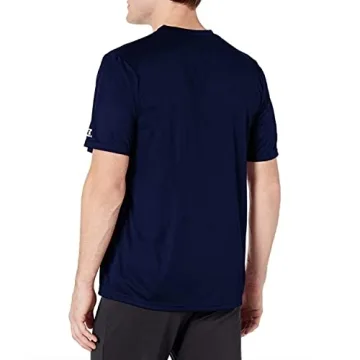 Men's Navy Performance T-Shirt in 4X by Russell Athletic