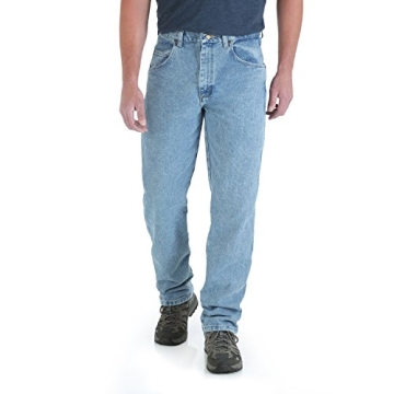 Wrangler Men’s Relaxed Fit Jeans - Comfortable & Durable Denim for Everyday Wear