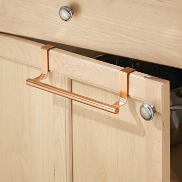 iDesign Forma Over Cabinet Towel Holder for Home Organization