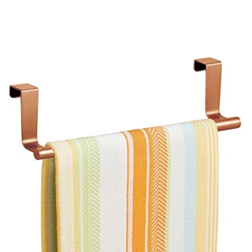 iDesign Forma Over Cabinet Towel Holder for Home Organization