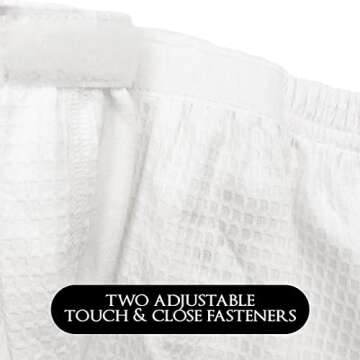 Canyon Rose Waffle Weave Long Spa Wrap for Luxury Comfort