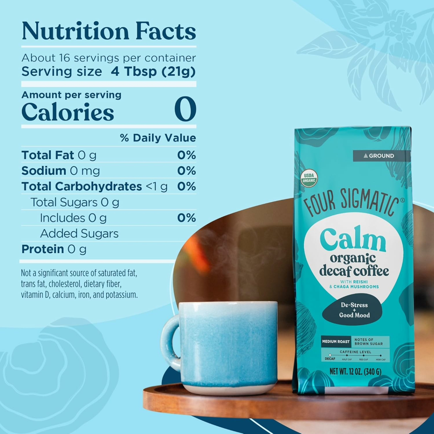 Four Sigmatic Decaf Coffee with Chaga & Reishi