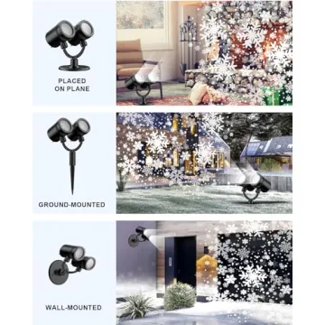 Christmas Snowflake Projector Lights Outdoor for 2024