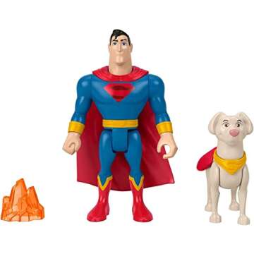Fisher-Price Super-Pets Superman & Krypto Figures Set