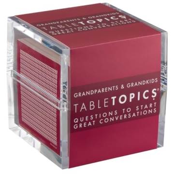 TableTopics Grandparents & Grandkids - 135 Fun Conversation Cards to Connect with Your Family, Create New Lasting Memories, Explore New Topics